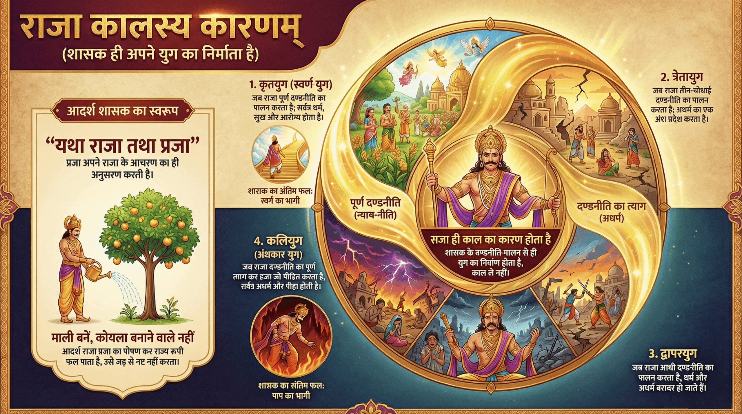 राजा कालस्य कारणम्