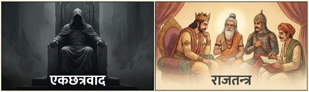 एकछत्रवाद नहीं राजतन्त्र