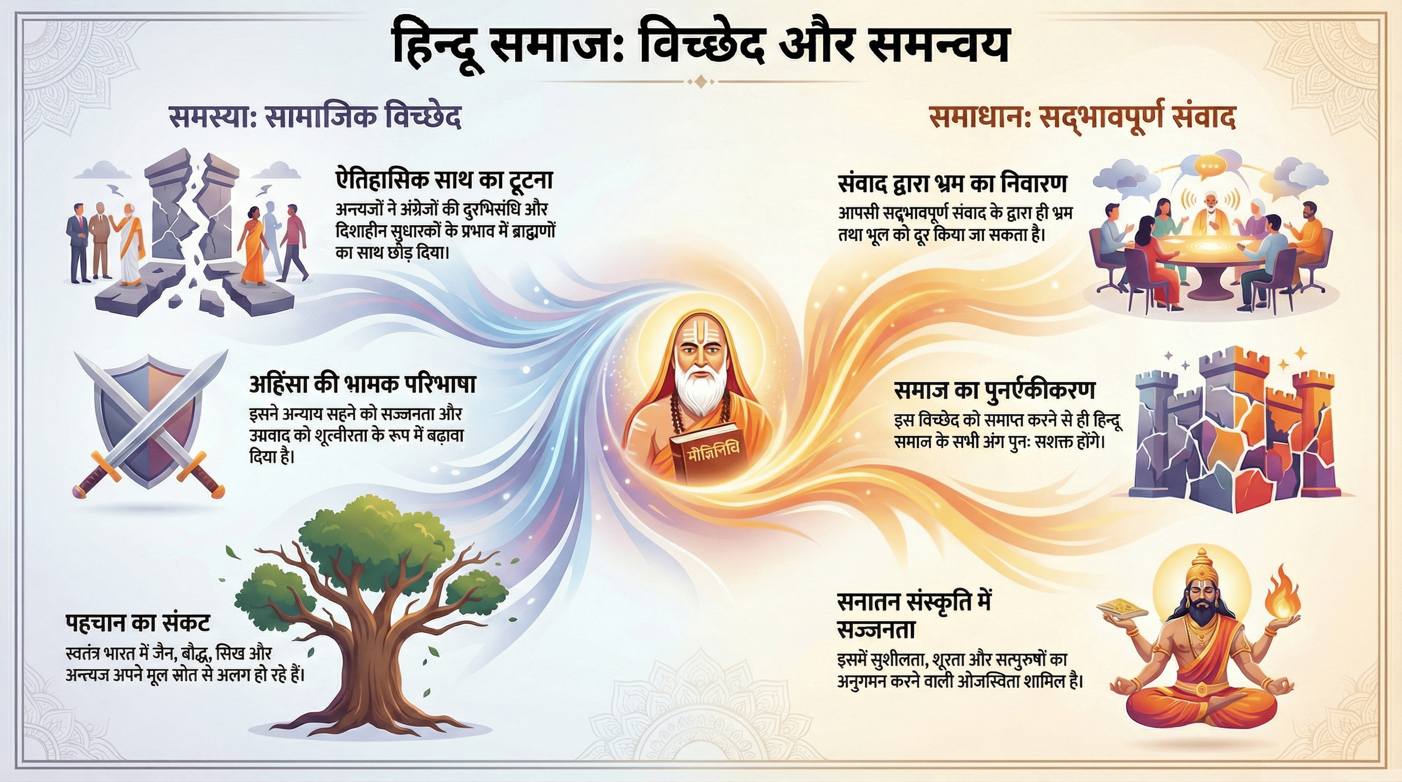 हिन्दू समाजमें विघटन और समन्वय