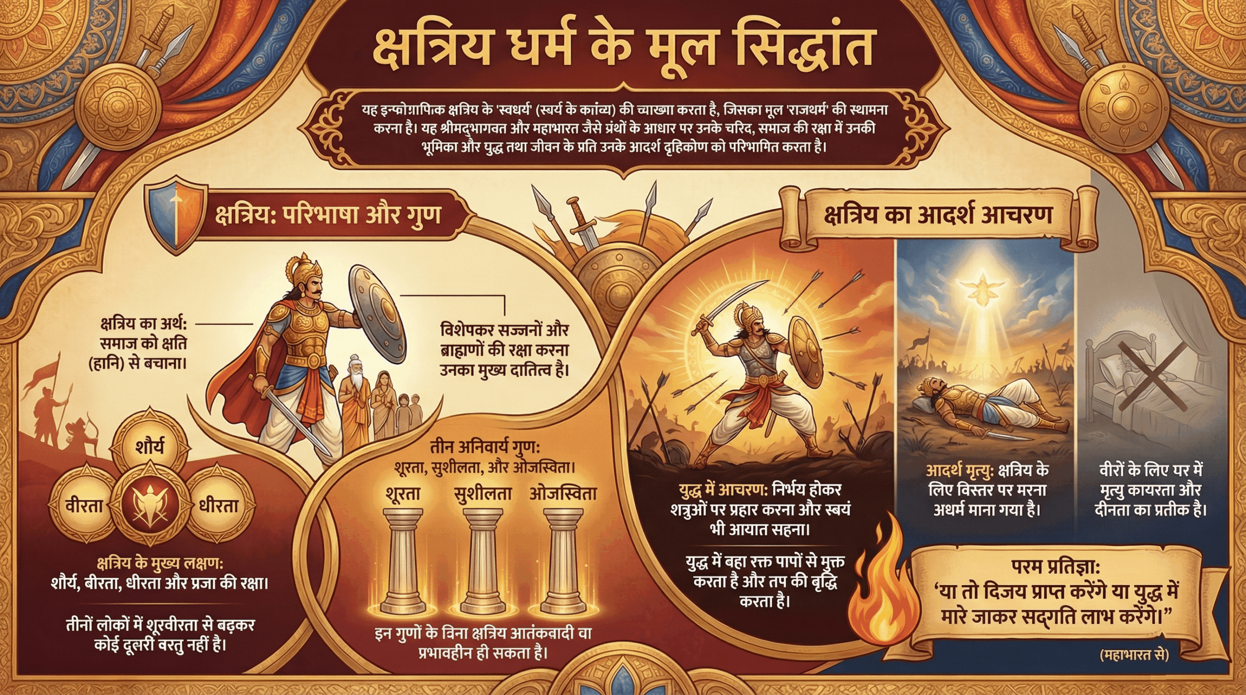 क्षत्रिय धर्मके मूल सिद्धान्त