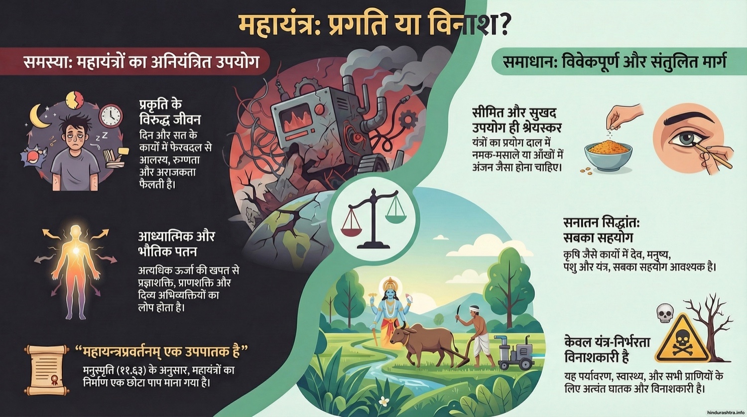 महायन्त्र: प्रगति या विनाश ?