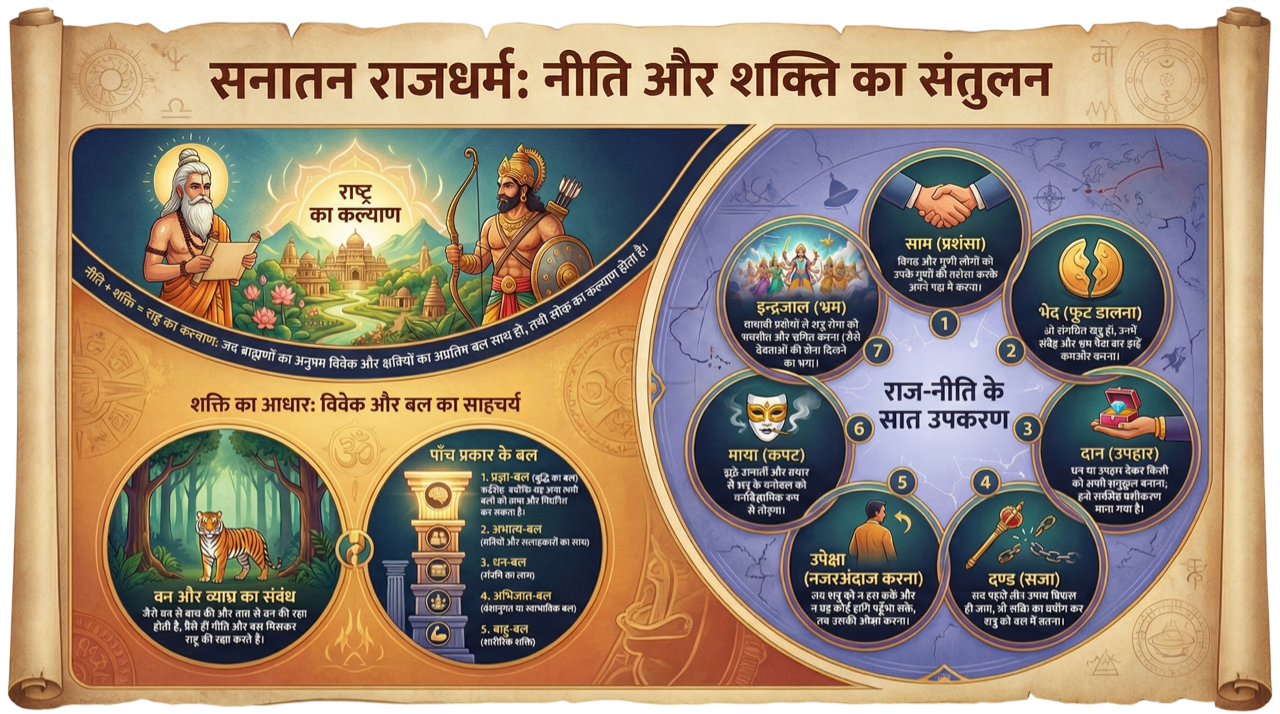 सनातन राजधर्म: नीति और शक्तिका सन्तुलन