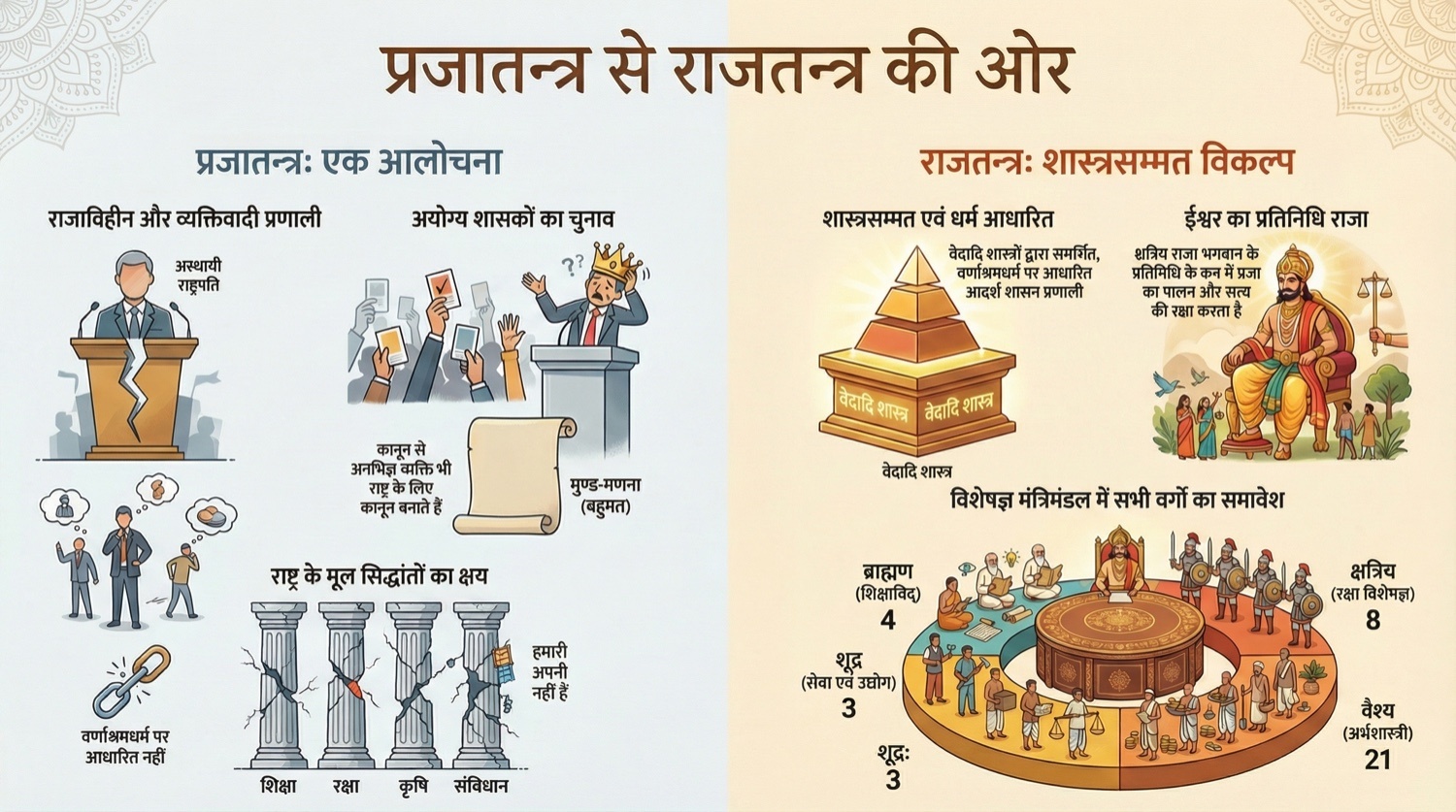 राजतन्त्र - शास्त्रसम्मत शासन प्रणाली