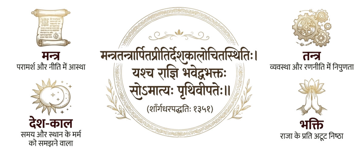 राजमन्त्रीके गुण