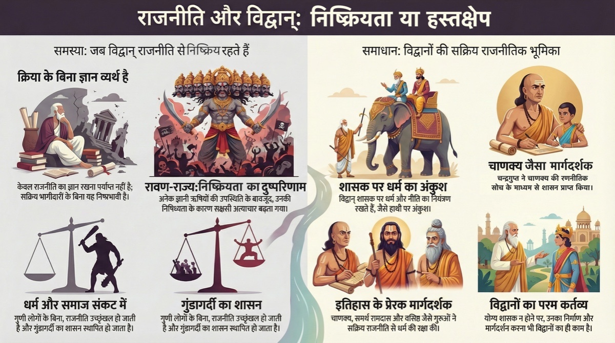 राजनीति और विद्वान् - निष्पक्षता या हस्तक्षेप?