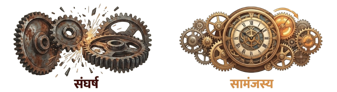 संघर्ष और सामञ्जस्य