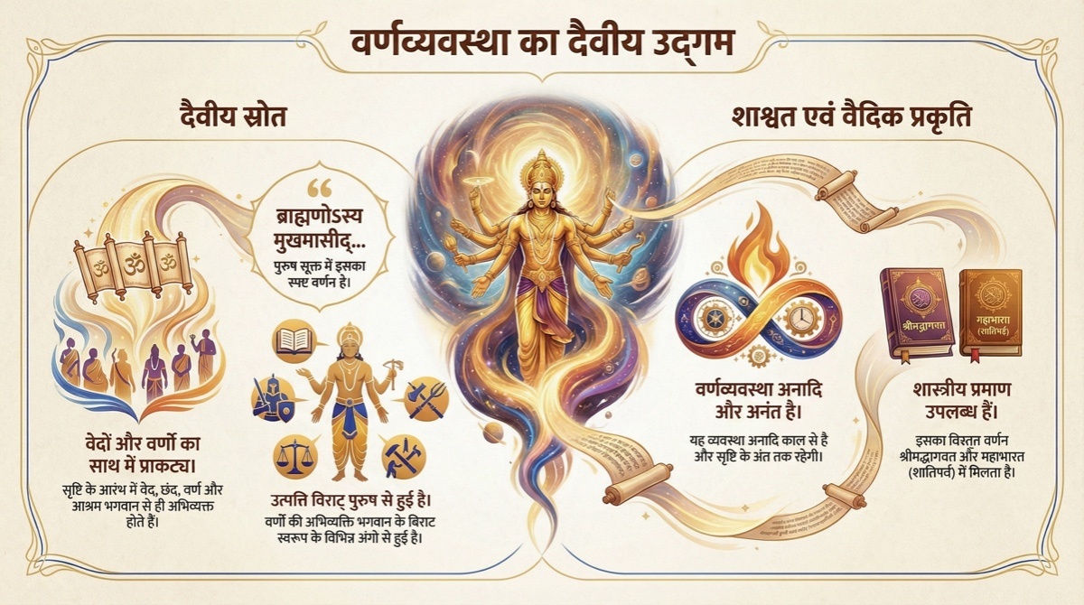 सनातन वर्णव्यवस्था: एक दैवीय सामाजिक संरचना