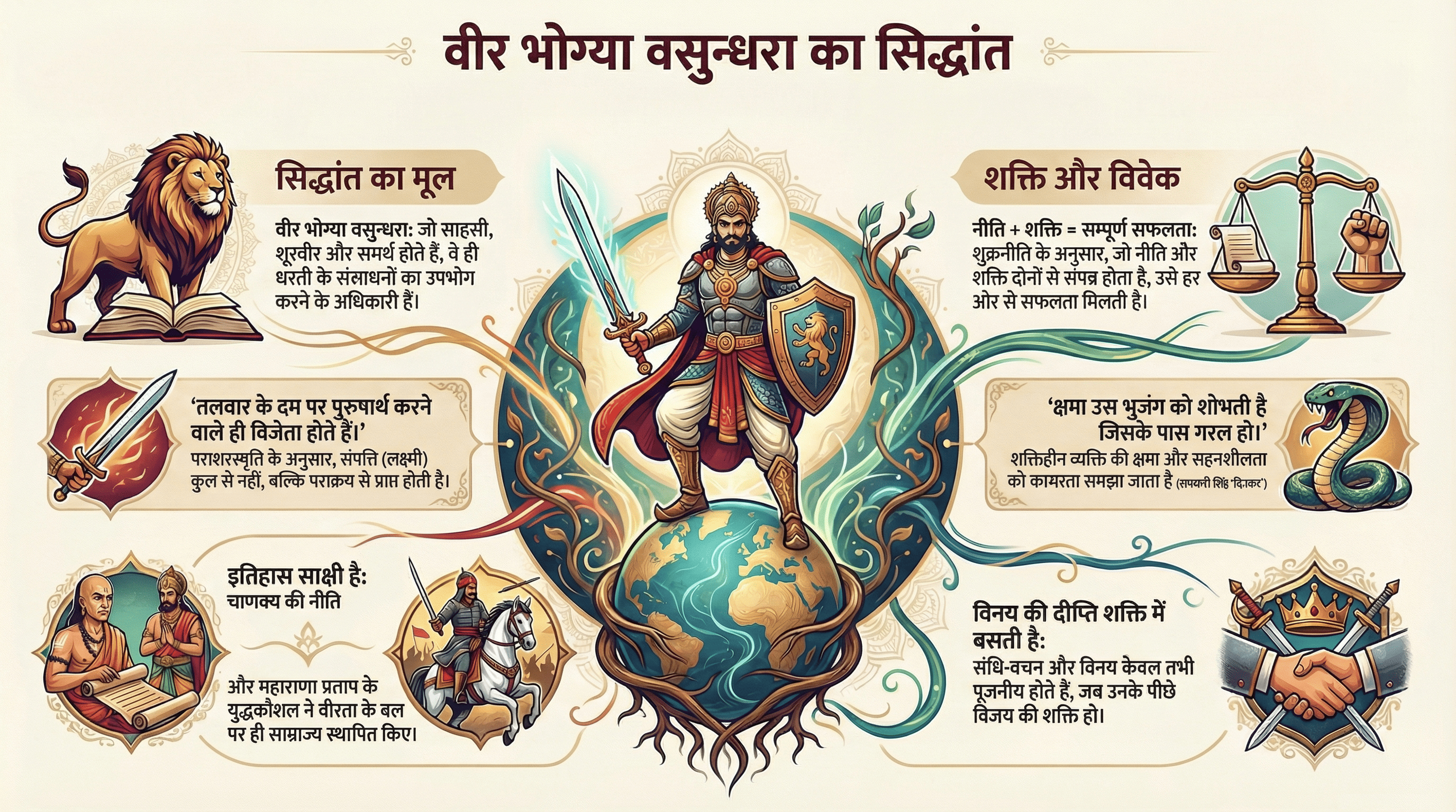 वीर भोग्या वसुन्धराका सिद्धान्त