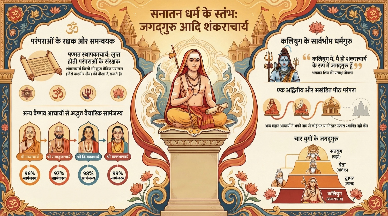 सनातन धर्मके स्तम्भ: जगद्गुरु आदिशङ्कराचार्य