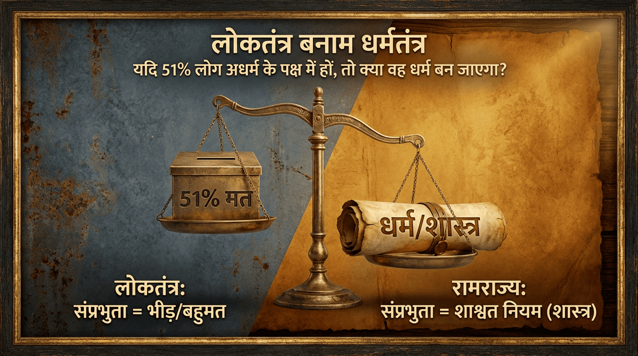 लोकतन्त्र बनाम धर्मतन्त्र