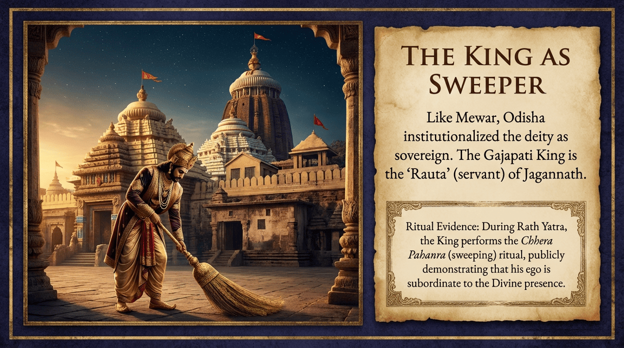 ओडिशा मॉडल: राजा जगन्नाथ का 'राउत' (सेवक)