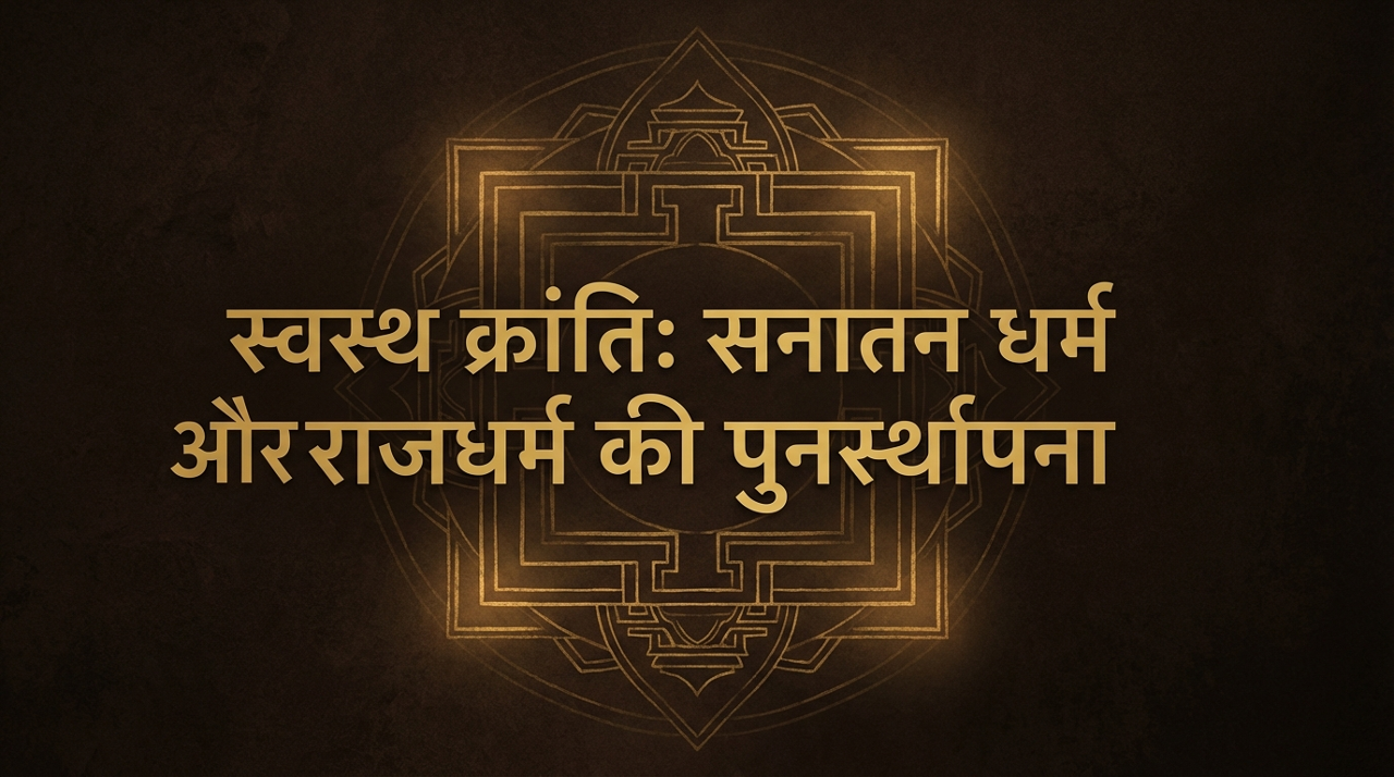 स्वस्थ क्रांति और धर्म-आधारित शासन