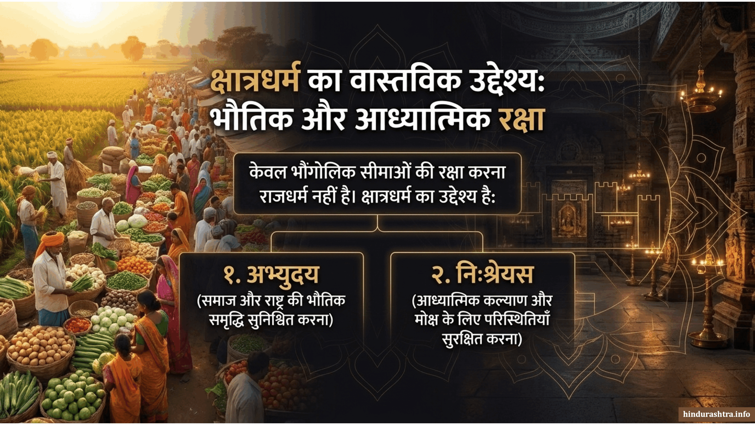 क्षात्रधर्मका वास्तविक उद्देश्य